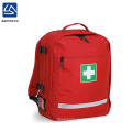 China factory bulk red outdoor emergency medical backpack